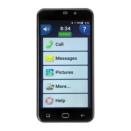 Amplicomms PowerTel M9500 Extra Loud Smartphone for Elderly Mobile Phones Amplicomms