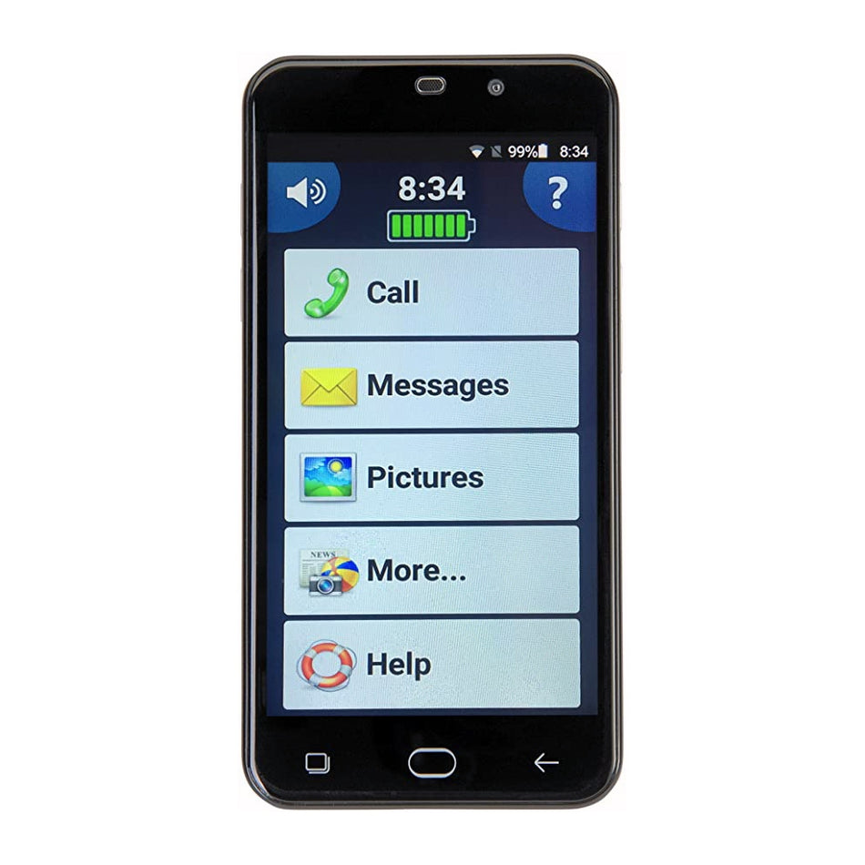 Amplicomms PowerTel M9500 Extra Loud Smartphone for Elderly Mobile Phones Amplicomms