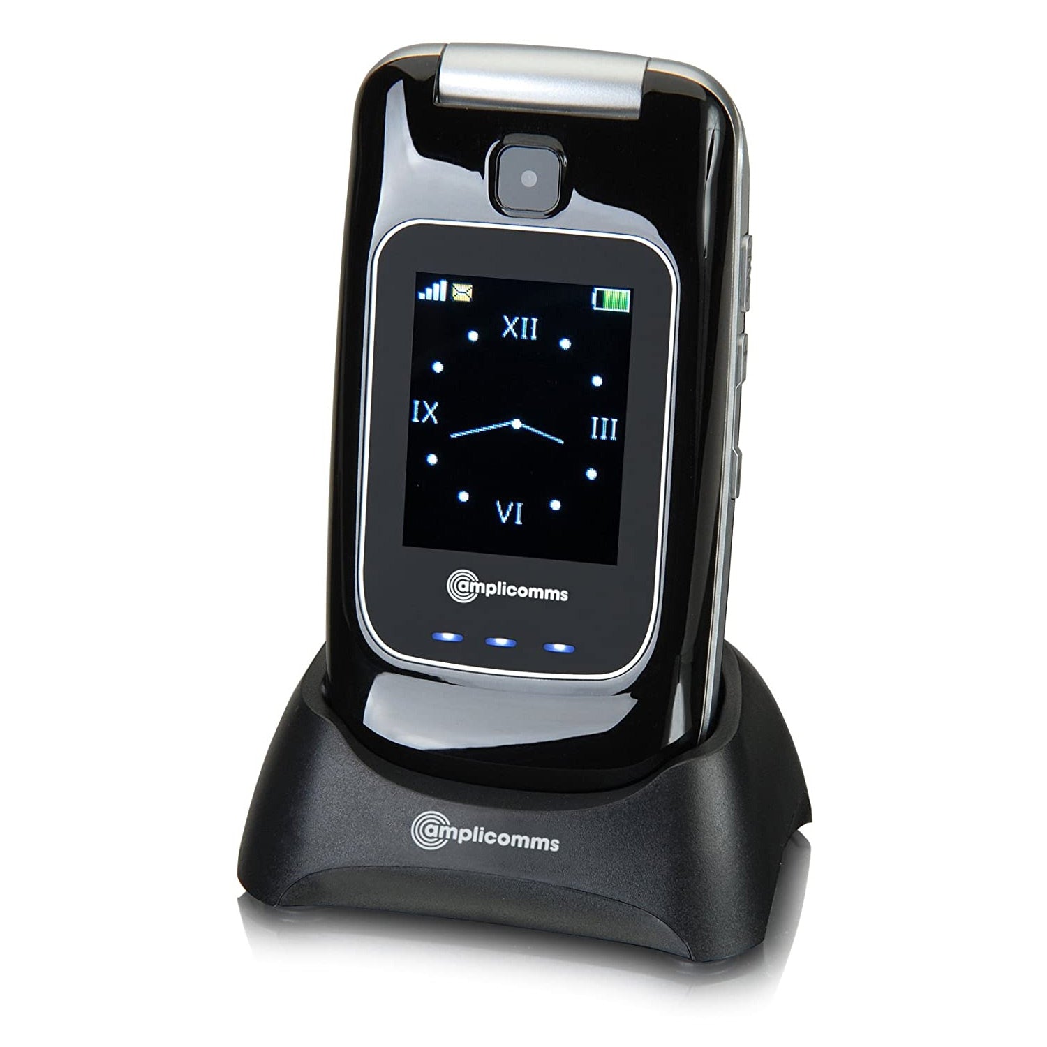 Amplicomms PowerTel M7510-3G Big Button Mobile Phone for Elderly in Black Mobile Phones Amplicomms