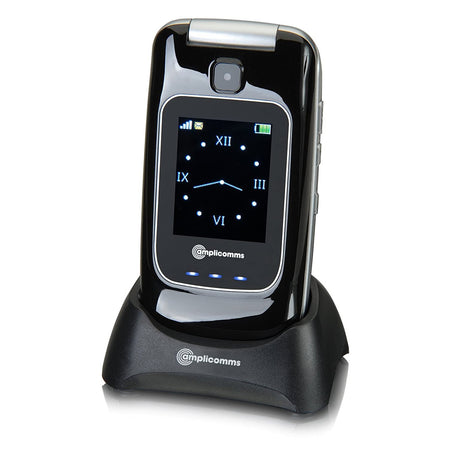 Amplicomms PowerTel M7510-3G Big Button Mobile Phone for Elderly in Black Mobile Phones Amplicomms