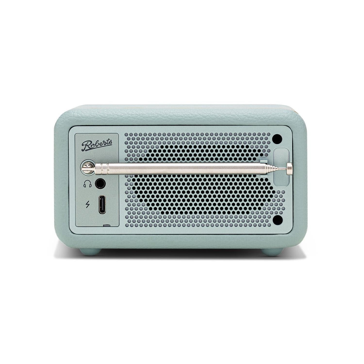 Roberts Revival Petite 2 DAB Radio & Portable Bluetooth Speaker in Duck Egg Digital Radios Roberts