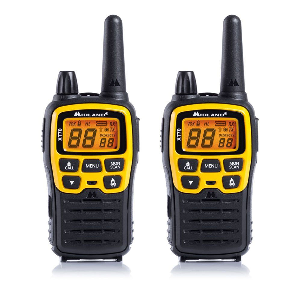 Midland XT70 Adventure Walkie Talkies Ten Pack Two Way Radios Midland