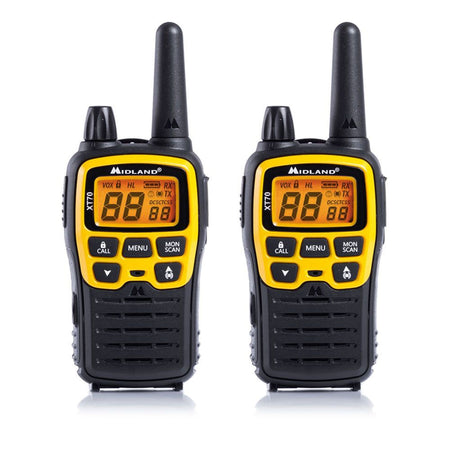 Midland XT70 Adventure Walkie Talkies Ten Pack Two Way Radios Midland