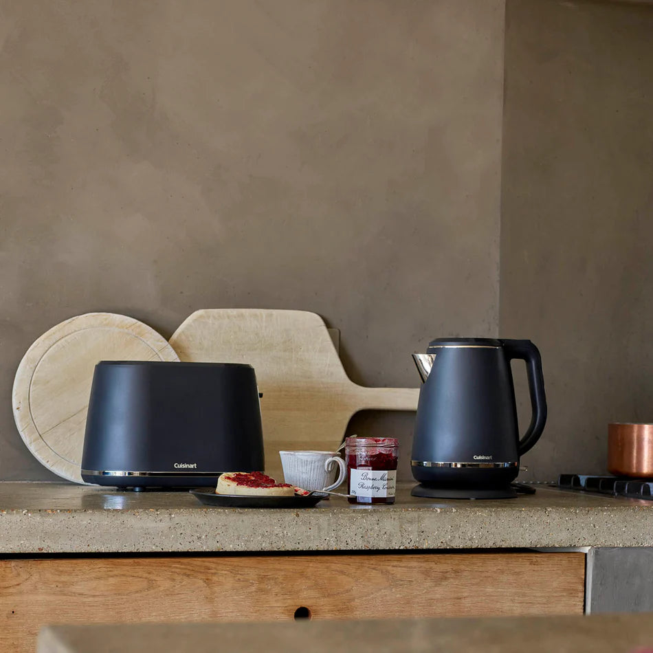 Cuisinart Neutrals Kettle & Toaster Set in Slate Grey Kettle and Toaster Bundles Cuisinart