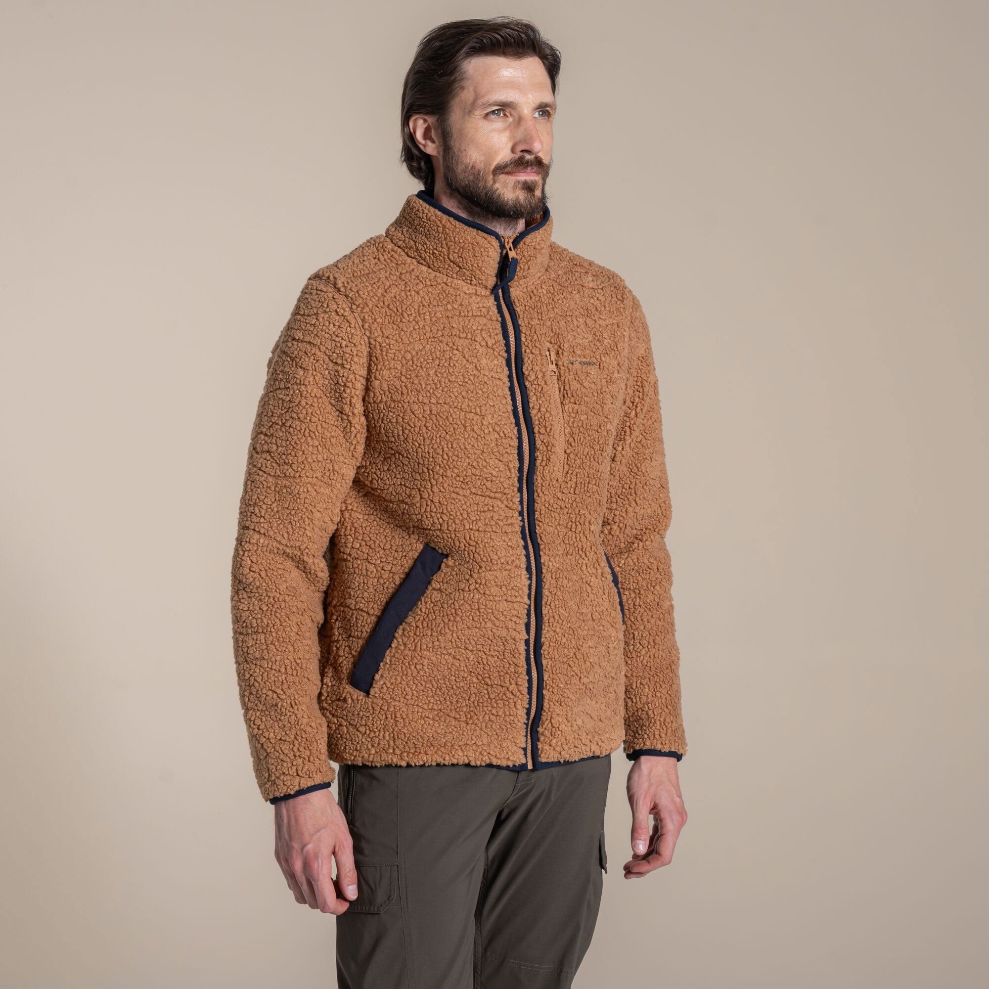 Pull Polaire Randonnée Craghoppers Sherpa - 1/4 Zip - Taille S Vert - Occasion