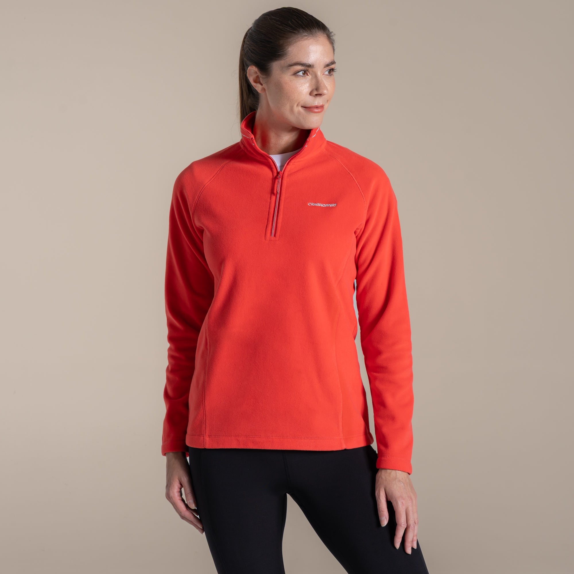 Craghoppers Women's Miska VI Half Zip Fleece | Red Dawn – liGo.co.uk
