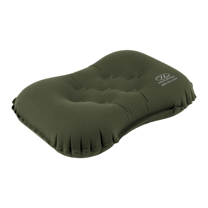 Highlander Nap Pak Camping Air Pillow - Olive