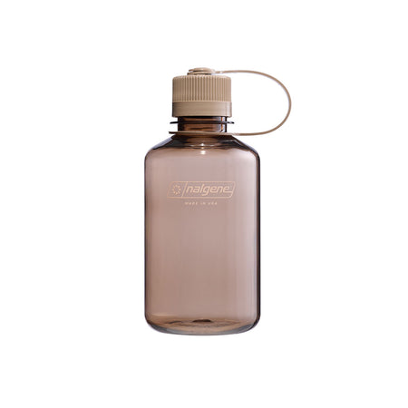Nalgene Narrow Mouth 500ml Tritan Sustain Water Bottle - Mocha Monochrome Water Bottle Nalgene