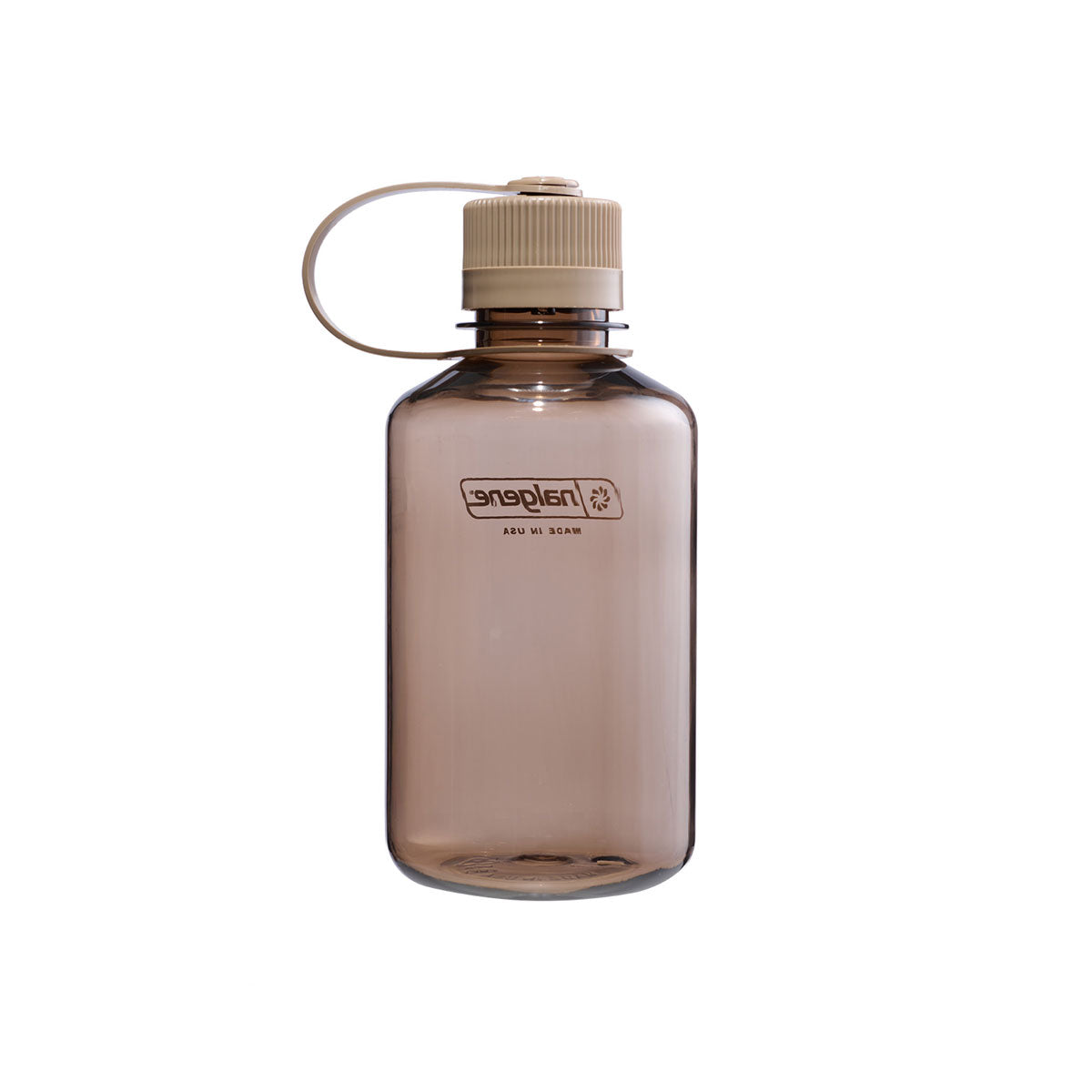 Nalgene Narrow Mouth 500ml Tritan Sustain Water Bottle - Mocha Monochrome Water Bottle Nalgene