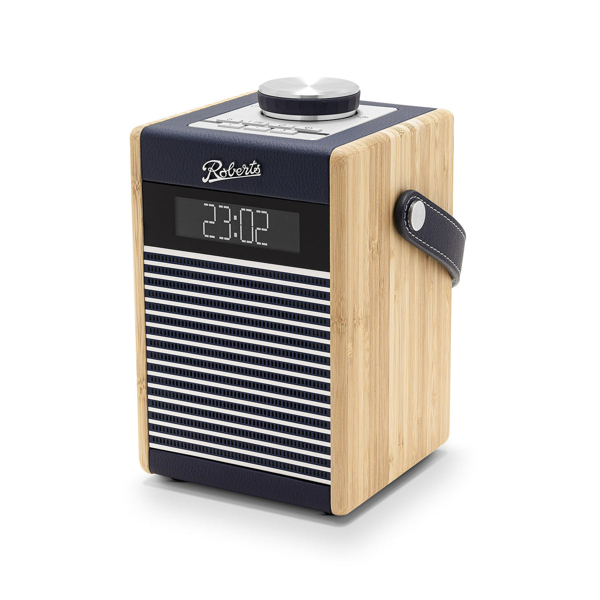 Roberts Rambler Midi DAB/DAB+/FM Bluetooth Digital Radio in Navy Blue Digital Radios Roberts