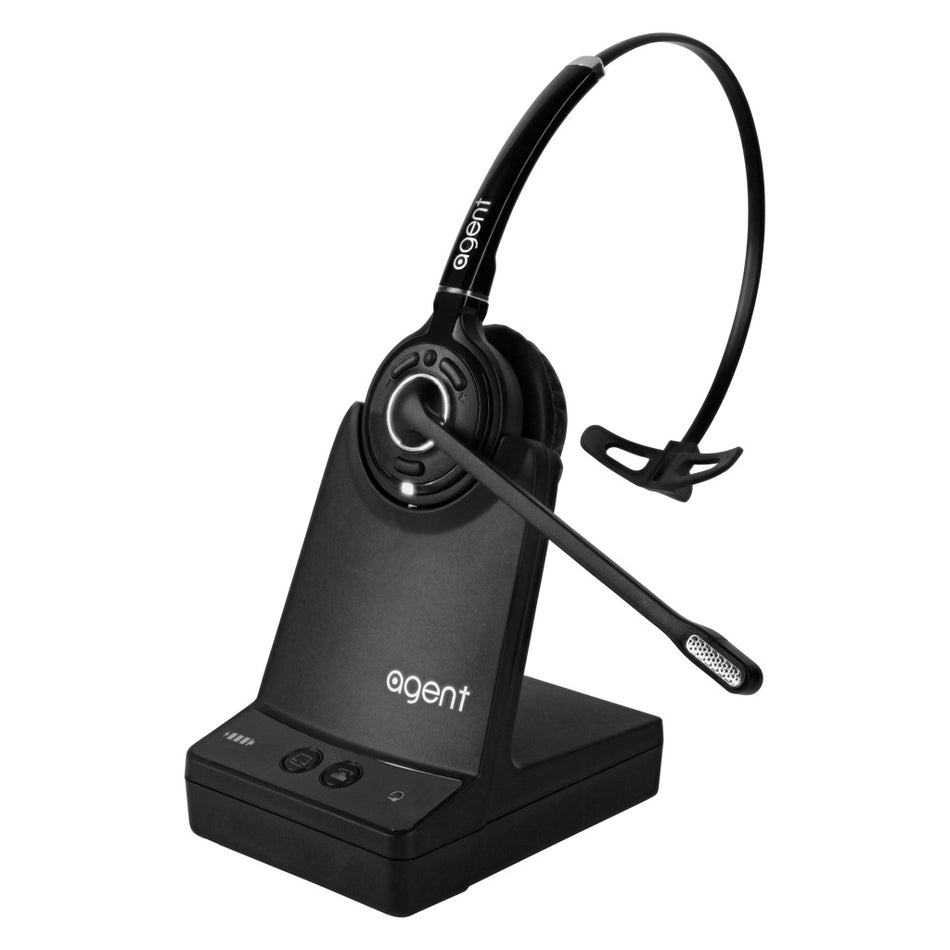 Agent AW50 Mono Wireless Headset for PC and Deskphone Wireless Headsets Agent