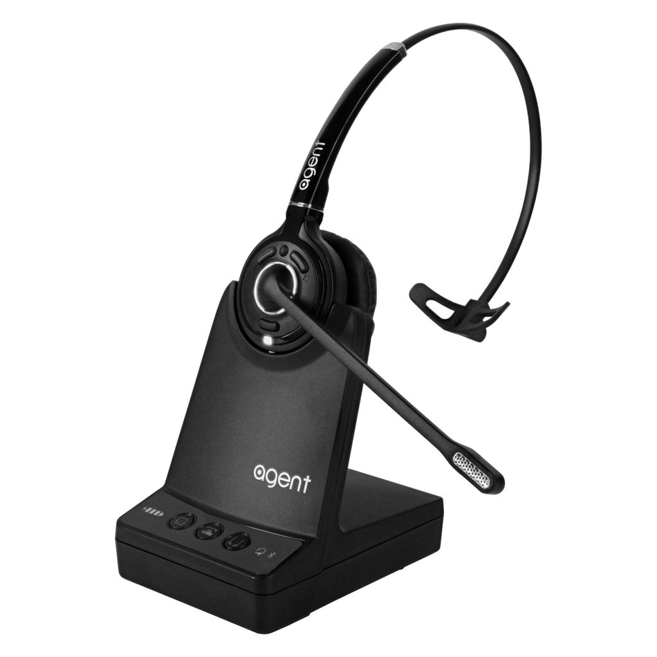 Agent AW70 Mono Wireless Headset for PC, Deskphone & Mobile Wireless Headsets Agent