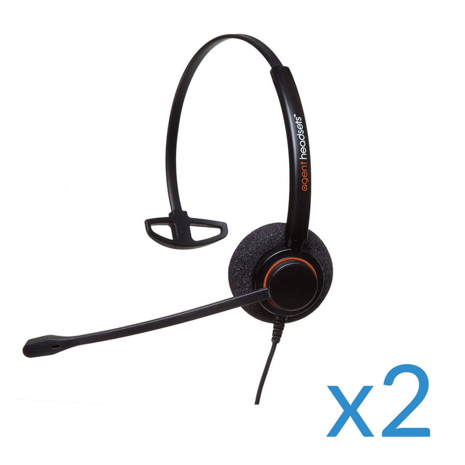 Agent AP-1 Twin 2.5mm Corded Headset
