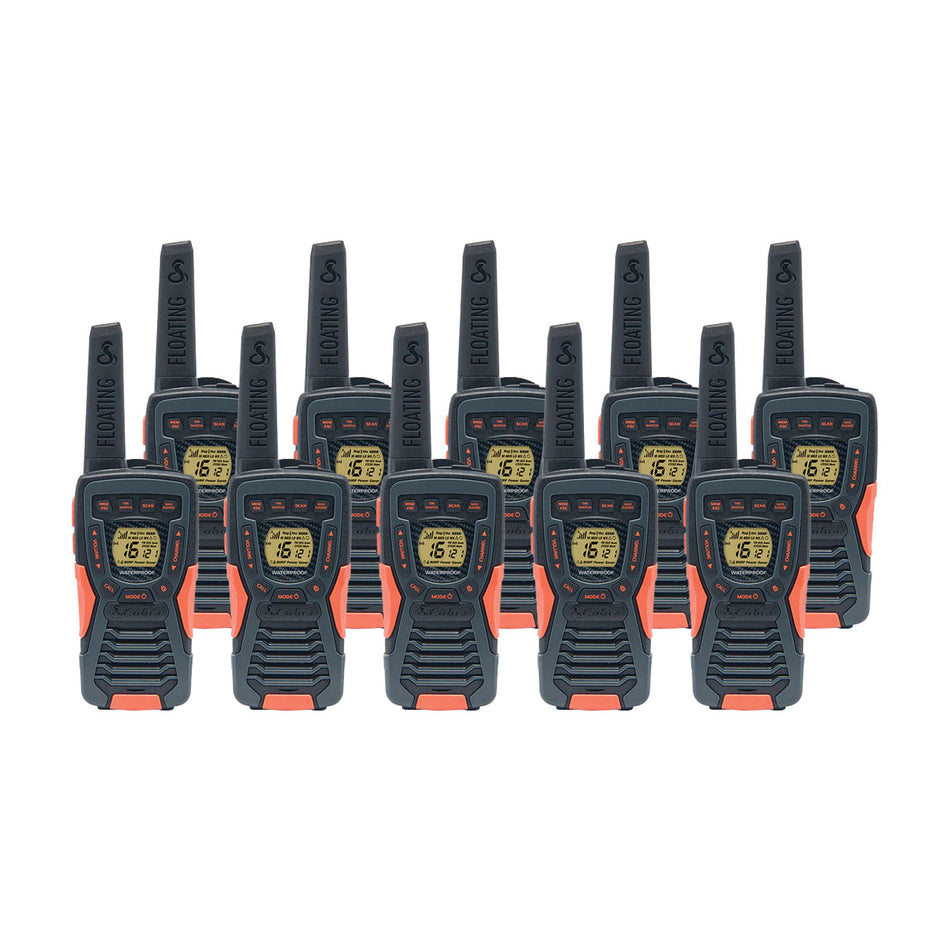 Cobra AM1055 Ten Pack Walkie Talkies Two Way Radios Cobra