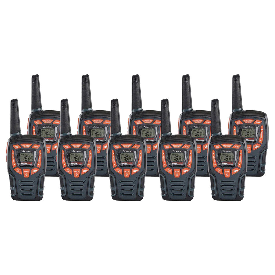 Cobra AM855 Ten Pack Walkie Talkies