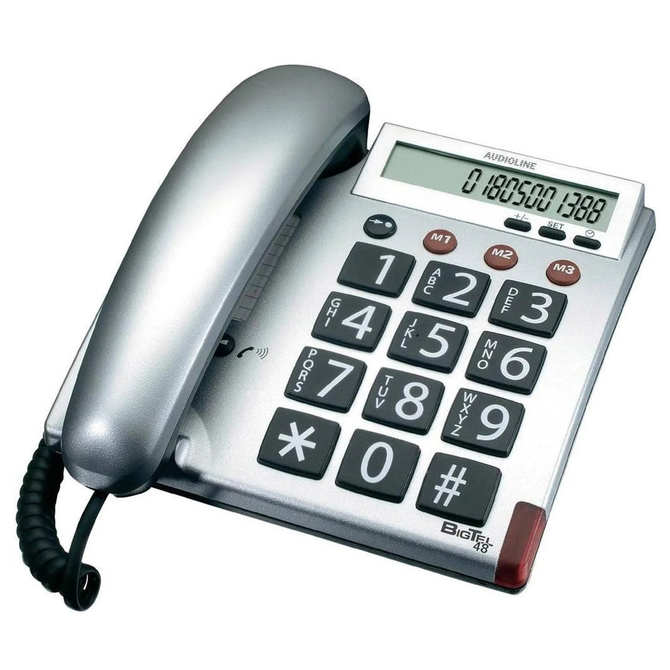 Amplicomms BigTel 48 Big Button Corded Phone Landline Phones Aplicomms