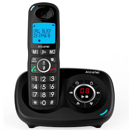 Alcatel XL595 Voice Cordless Phone with Answer Machine, Single Handset Landline Phones Alcatel