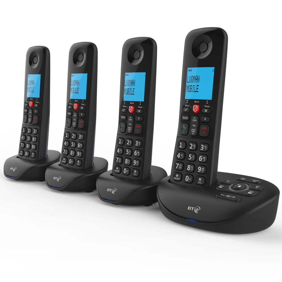 BT Essential Phone Quad Landline Phones BT