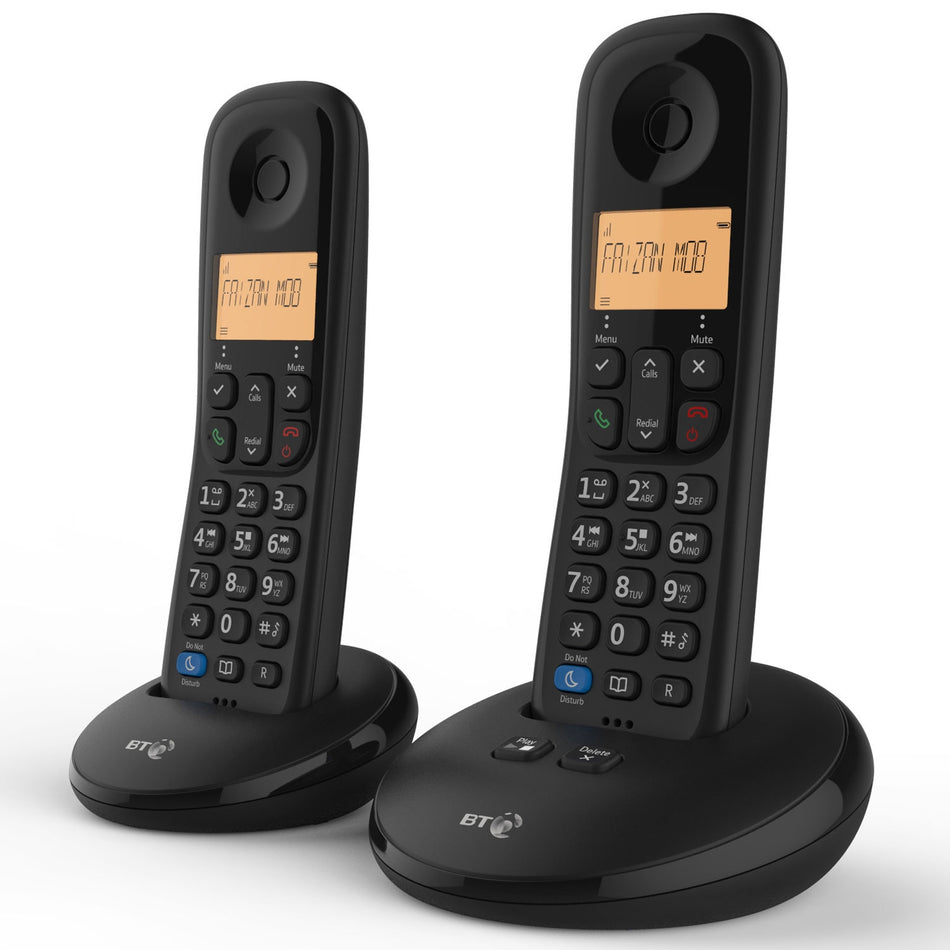BT Everyday Phone Twin with Answer Machine Landline Phones BT