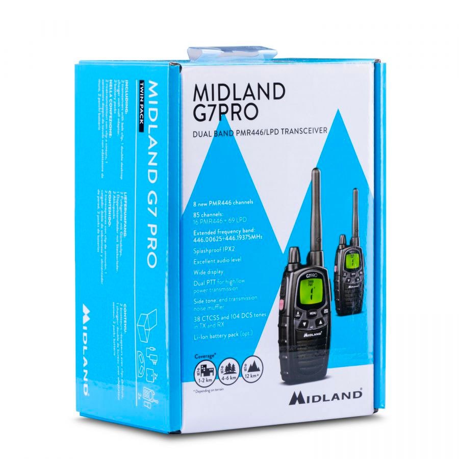 Midland G7 Pro Ten Pack Walkie Talkie Two Way Radios Midland