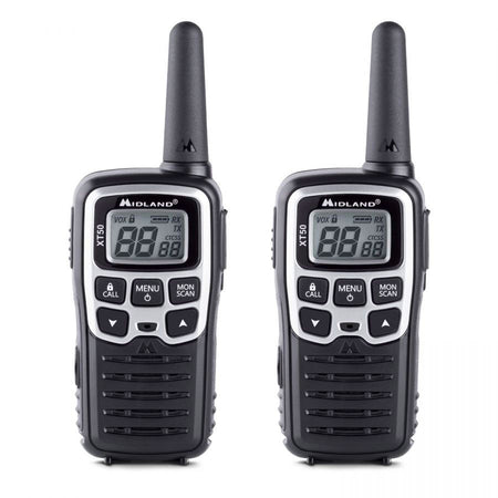 Midland XT50 Ten Pack Walkie Talkies Two Way Radios Midland