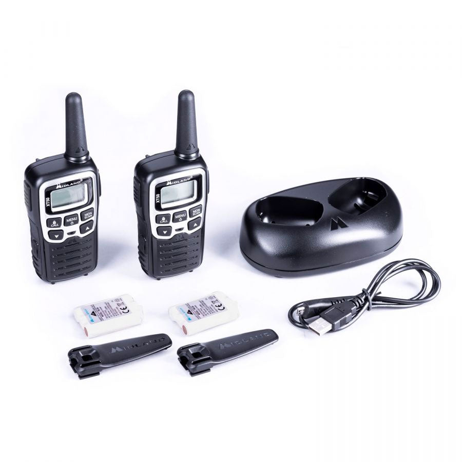 Midland XT50 Ten Pack Walkie Talkies Two Way Radios Midland