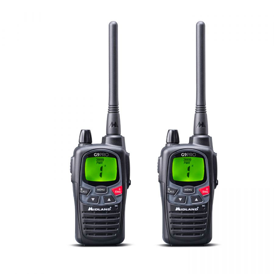 Midland G9 Pro Work Edition Ten Pack Walkie Talkies Two Way Radios Midland