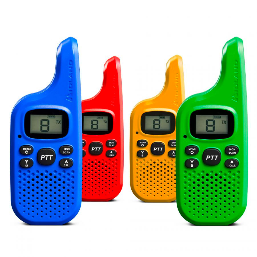 Midland XT5 Quad Walkie Talkies Two Way Radios Midland