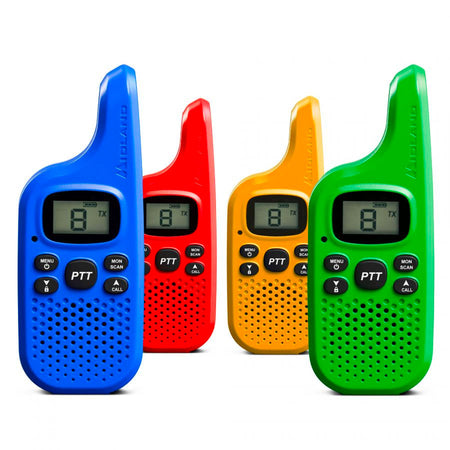 Midland XT5 Eight Pack Walkie Talkies Two Way Radios Midland