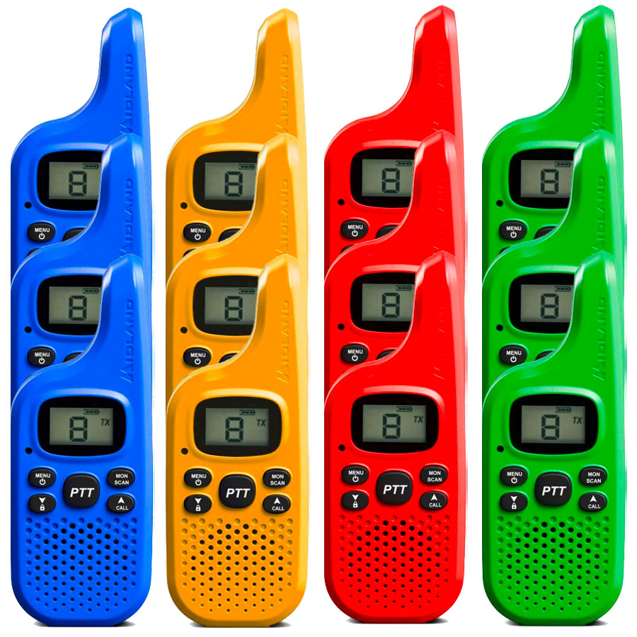 Midland XT5 Twelve Pack Walkie Talkies Two Way Radios Midland