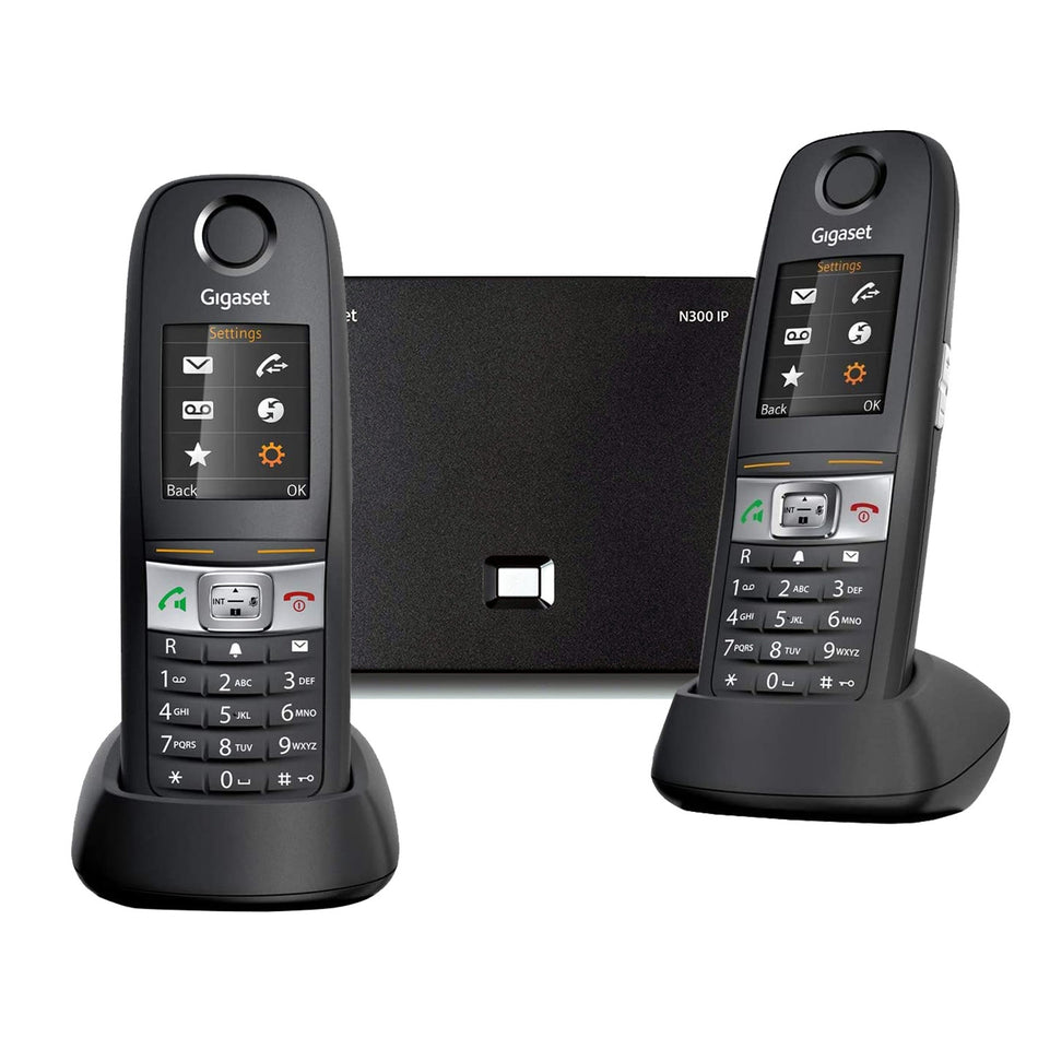 Siemens Gigaset E630 Robust VoIP Phone, Twin Handset Landline Phones Gigaset
