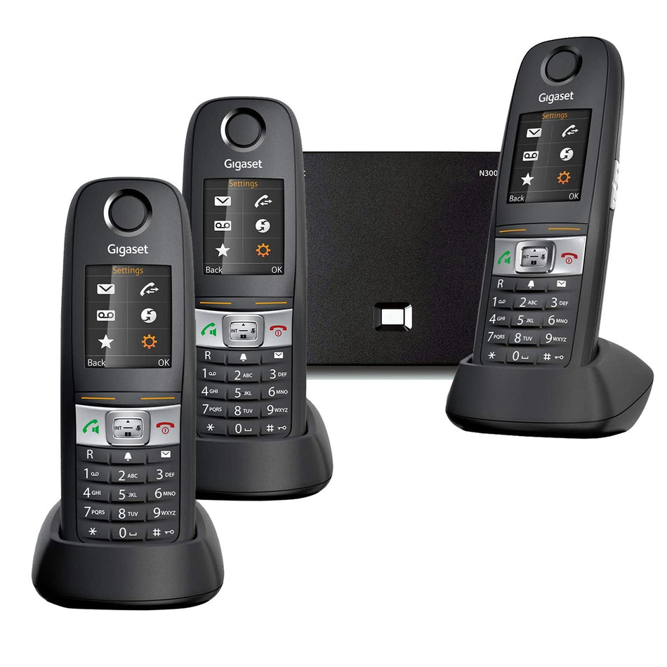 Siemens Gigaset E630 Robust VoIP Phone, Trio Handset Landline Phones Gigaset
