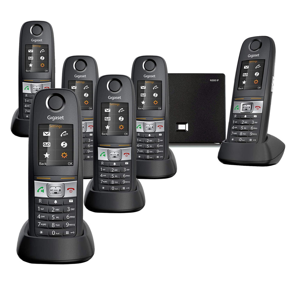 Siemens Gigaset E630 Robust VoIP Phone, Six Handsets Landline Phones Gigaset