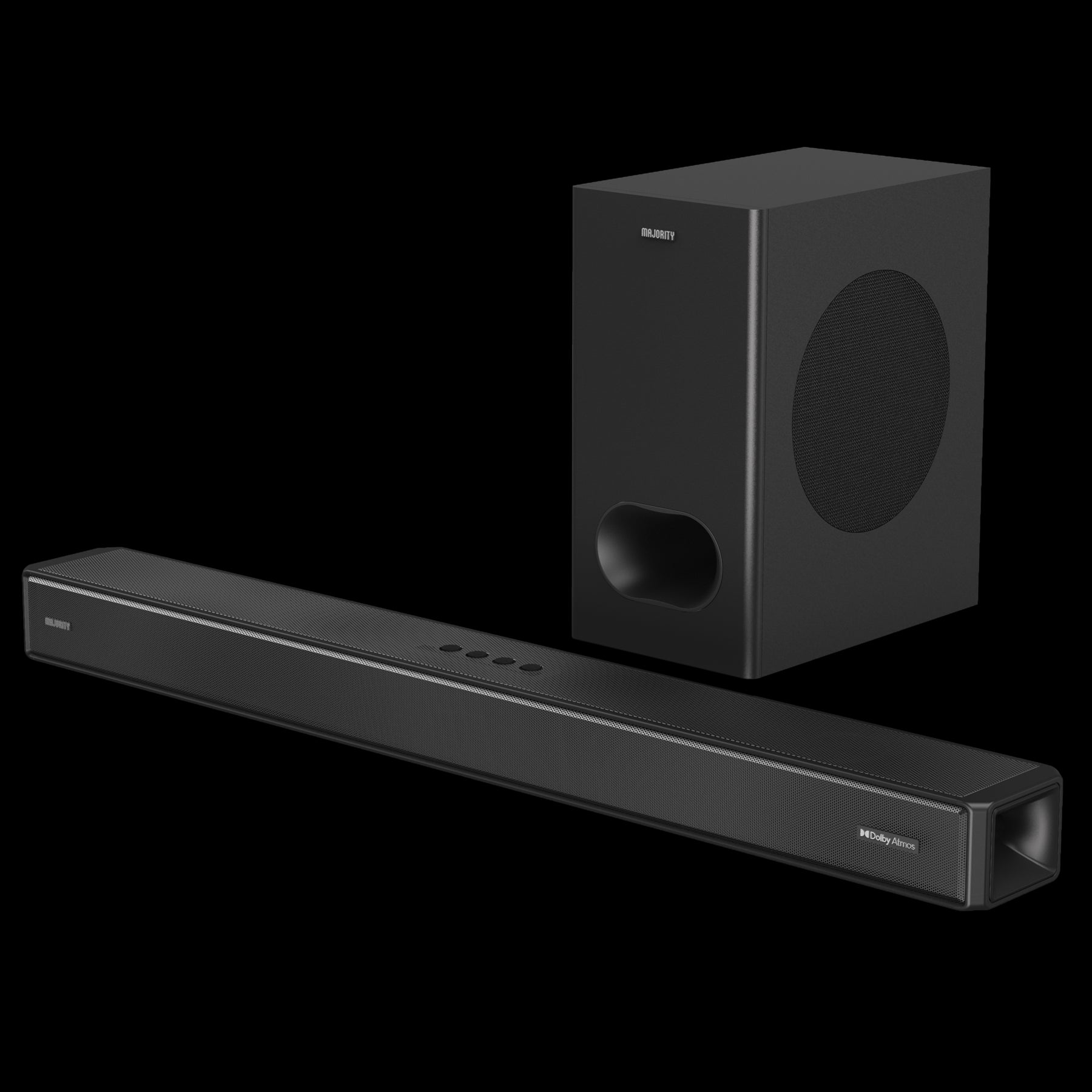 Majority Sierra Plus Soundbar & Wireless Subwoofer Soundbars Majority
