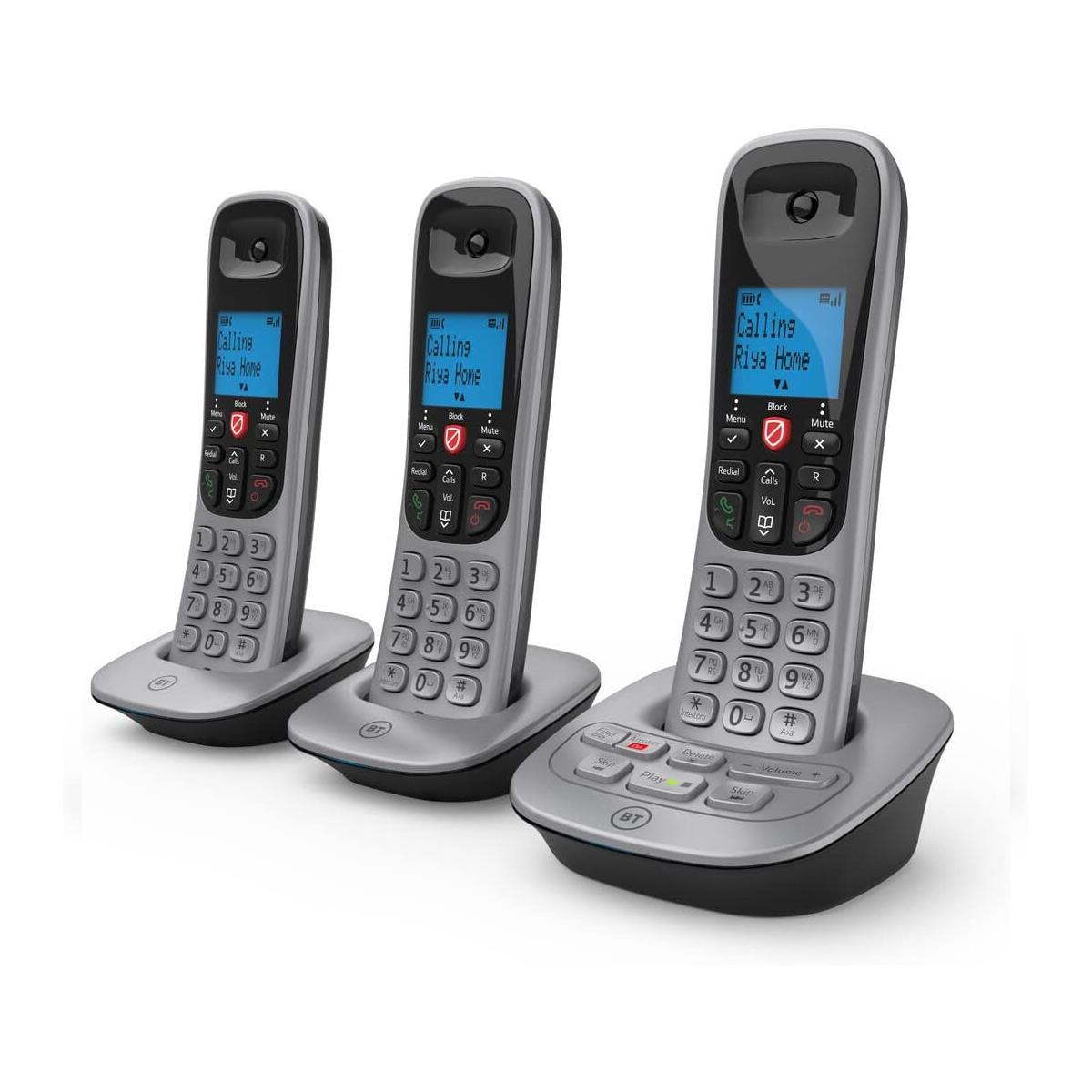 BT 7660 Landline Phone, Trio Handset Landline Phones BT