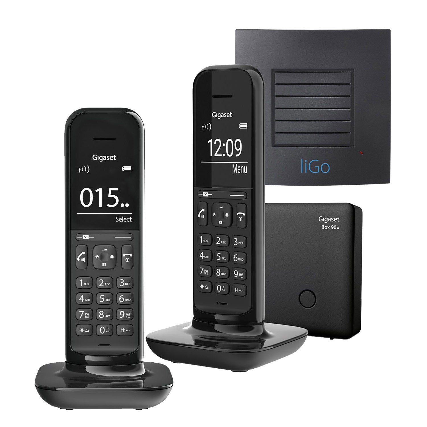 Gigaset CL390A Trio Dark Grey - Cordless phone - LDLC 3-year warranty