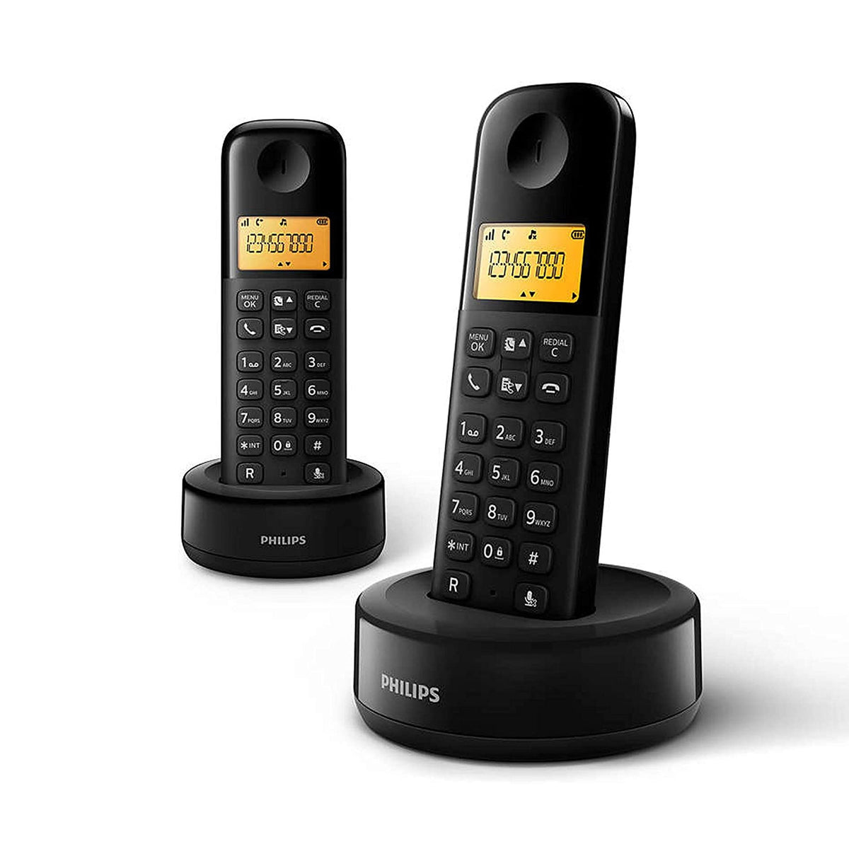 Philips D1602 Twin Cordless Phones Landline Phones Philips