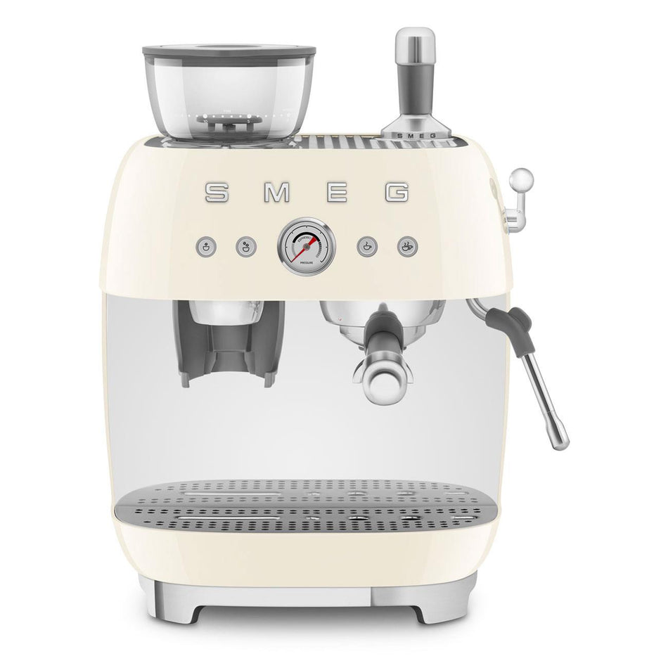 Smeg EGF03 Espresso Coffee Machine in Cream