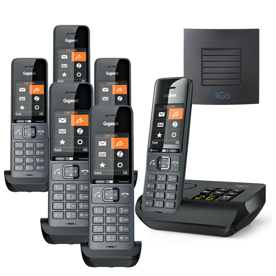 Gigaset Family Plus A Sextet Cordless Phones with Long Range Landline Phones Gigaset