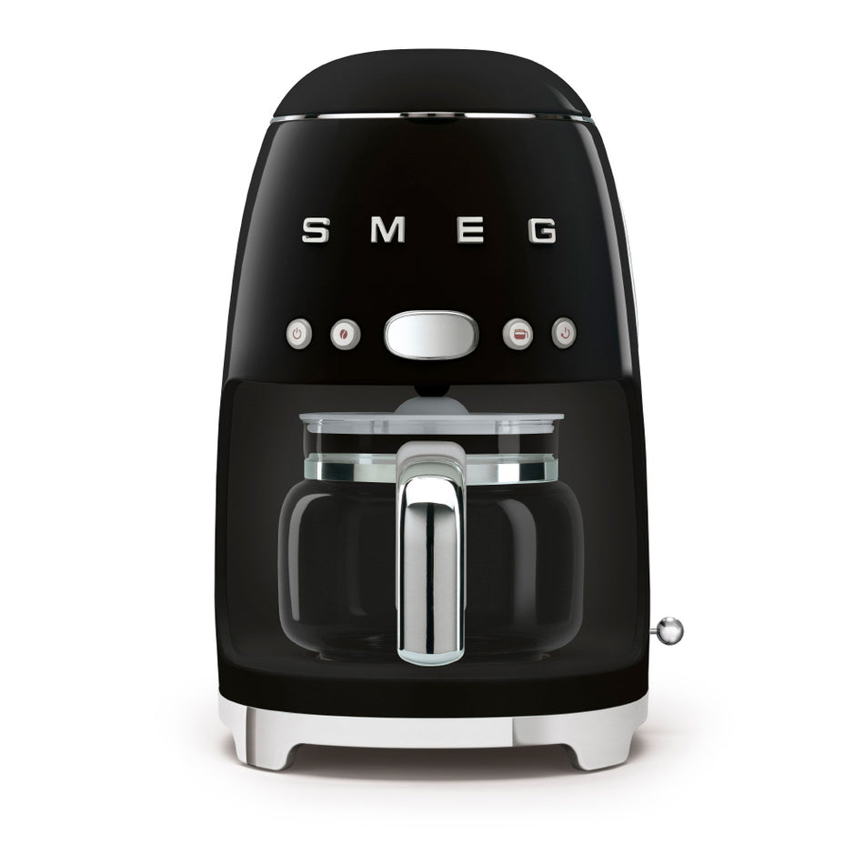 Smeg DCF02BLUK Drip Coffee Machine in Black Coffee Machines Smeg