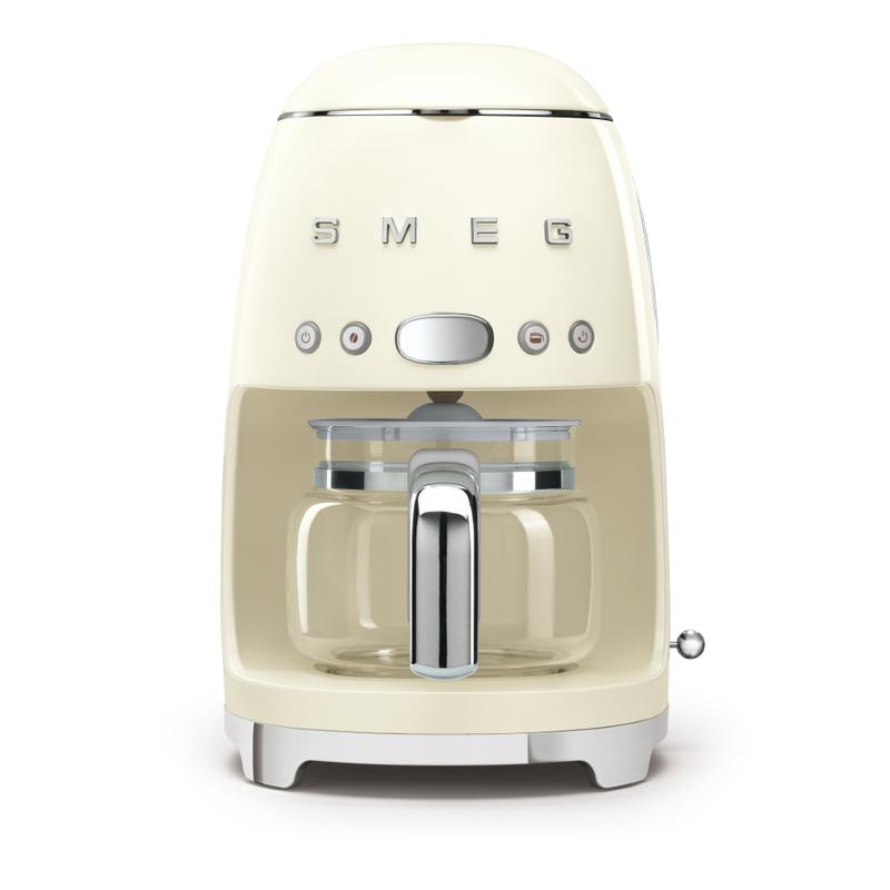 Smeg DCF02CRUK Drip Coffee Machine in Cream Coffee Machines Smeg
