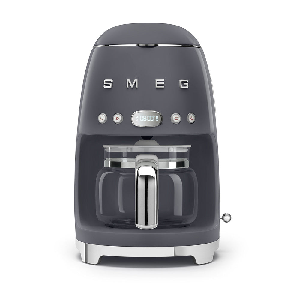 Smeg DCF02GRUK Drip Coffee Machine in Grey Coffee Machines Smeg