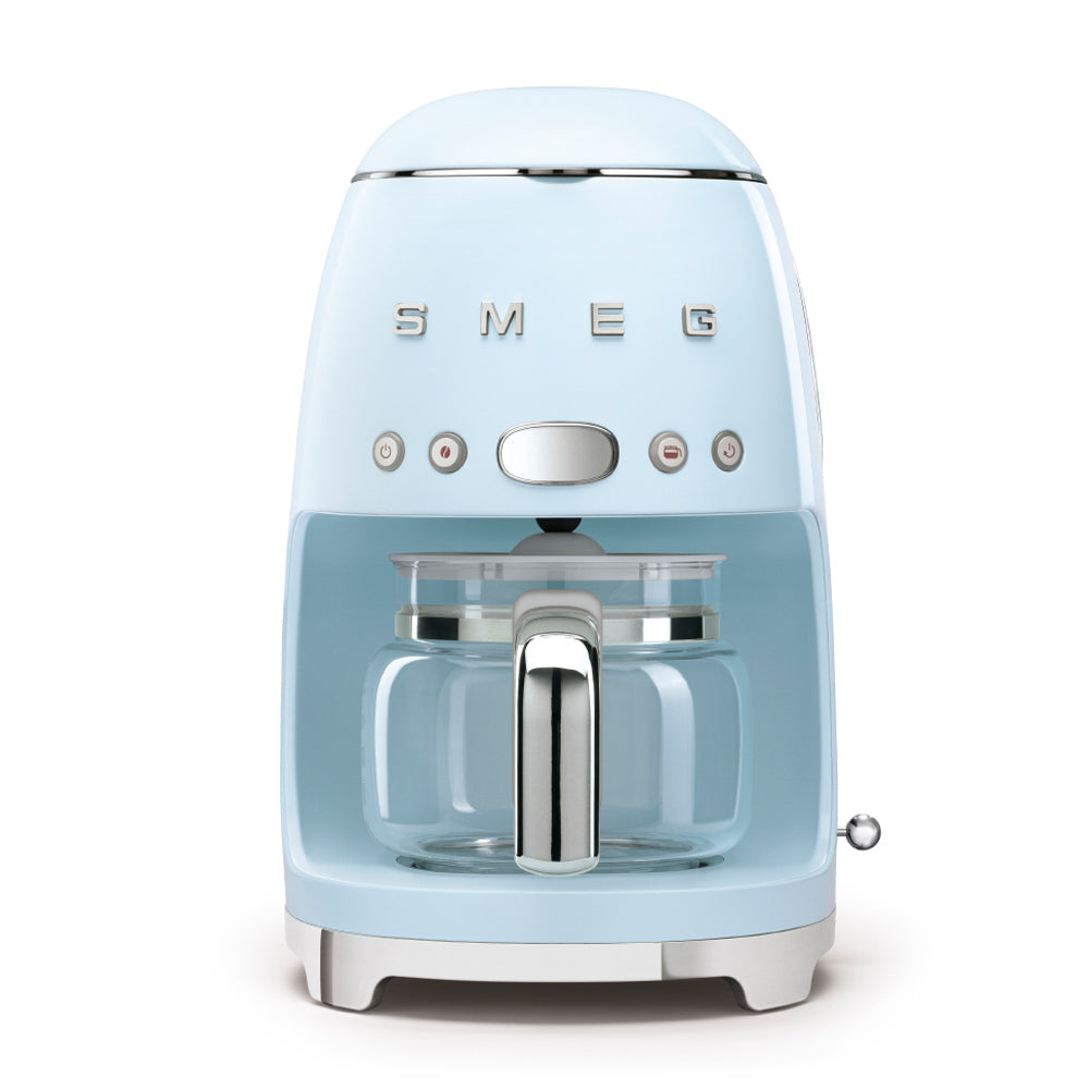 Smeg DCF02PBUK Drip Coffee Machine in Pastel Blue Coffee Machines Smeg