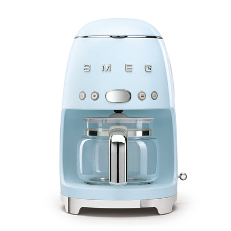 Smeg DCF02PBUK Drip Coffee Machine in Pastel Blue Coffee Machines Smeg