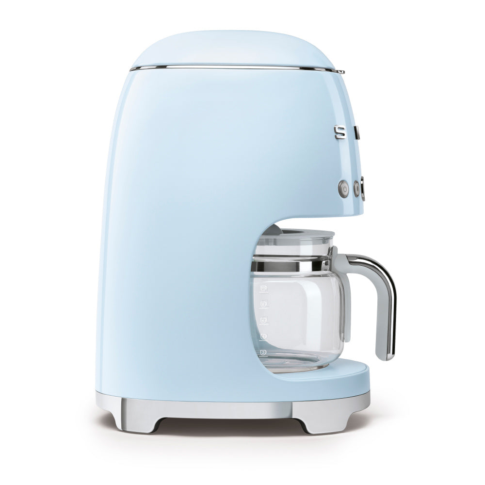 Smeg DCF02PBUK Drip Coffee Machine in Pastel Blue Coffee Machines Smeg