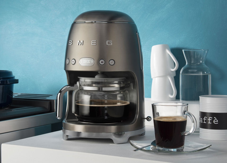Smeg DCF02SSUK Drip Coffee Machine in Stainless Steel Coffee Machines Smeg