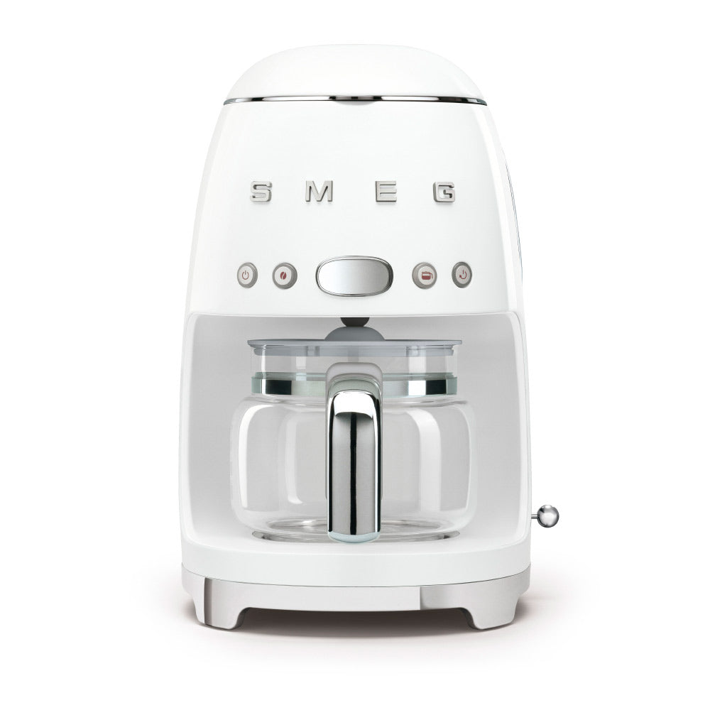 Smeg DCF02WHUK Drip Coffee Machine in White Coffee Machines Smeg