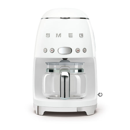 Smeg DCF02WHUK Drip Coffee Machine in White Coffee Machines Smeg