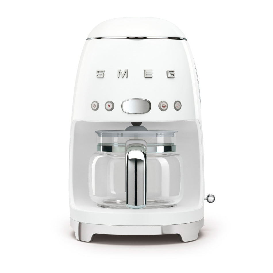 Smeg DCF02WHUK Drip Coffee Machine in White