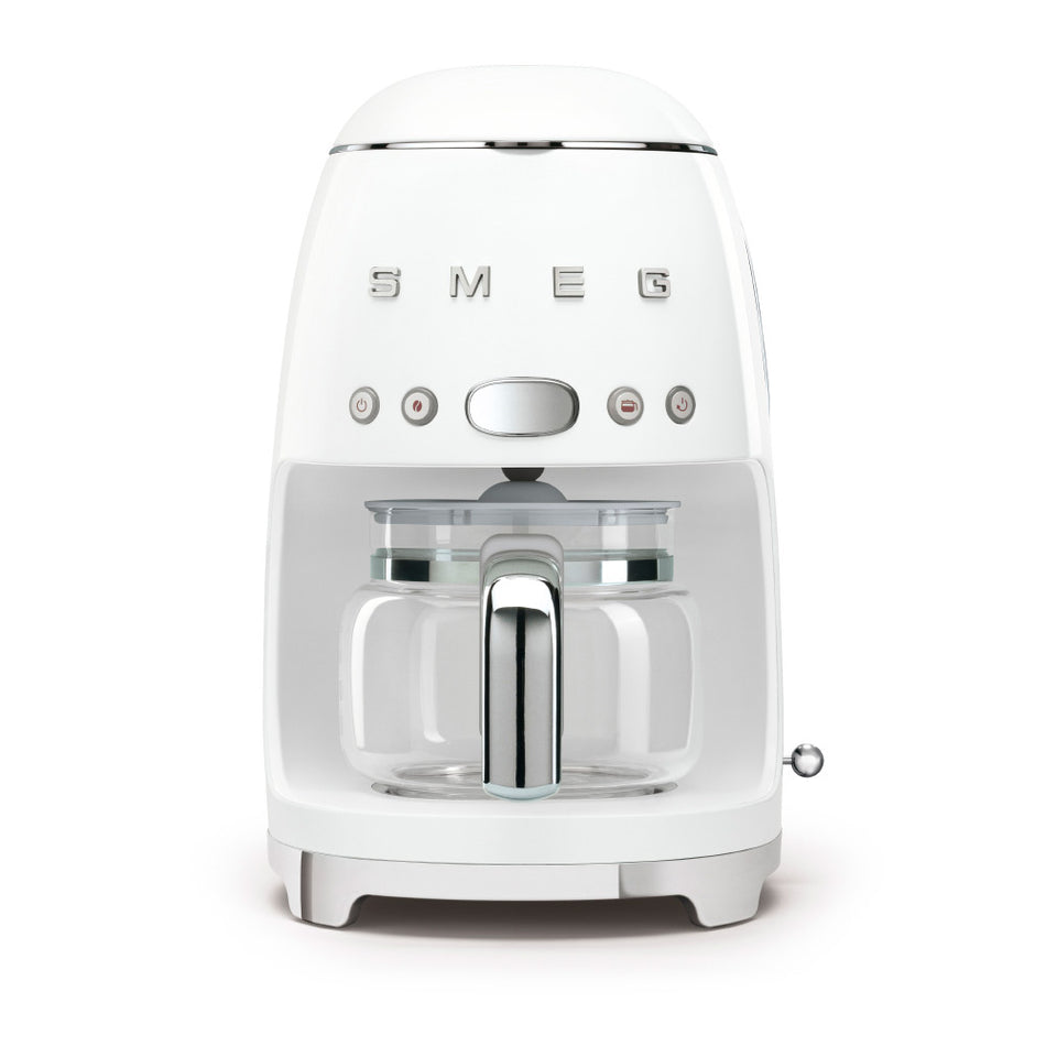 Smeg DCF02WHUK Drip Coffee Machine in White Coffee Machines Smeg